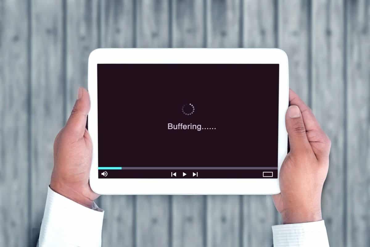 Tablet buffering video